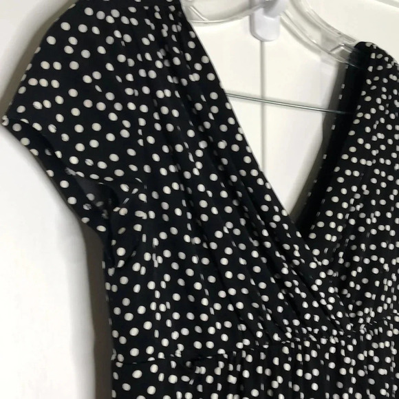 ADRIANNA PAPELL Polka Dot Dress - Picture 2 of 7